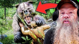 Hunter REACTS to Red Dead Redemption 2 Legendary Animals | Experts React