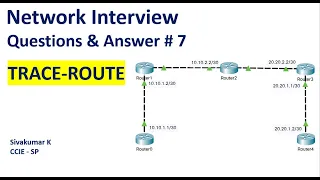 Traceroute Interview Questions and Answers # 7