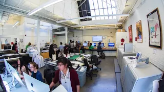 BFA Design and Advertising students timelapse