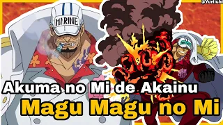 Poderes da Magu Magu no Mi| A fruta de Akainu (One Piece)