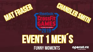 Crossfit games 2019 First Cut Individual Men Event 1 heat 3 funny momments