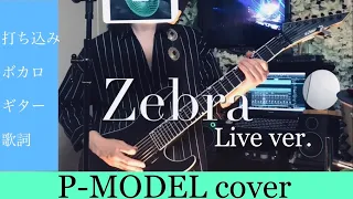 Zebra(live ver.) - P-MODEL カバー【打ち込み ボカロ ギター 歌詞】