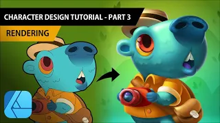 Affinity Designer Tutorial - Tourist Capybara - Final Render (PART 3 of 3)