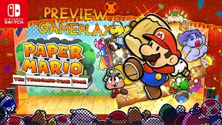 Paper Mario: The Thousand-Year Door - Switch - New Preview Gameplay