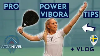 🇸🇪 Swedish Pro Emmy Thomasson Explains Her Vibora And Padel Tactics