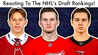 The NHL's 2020 Draft Rankings Are REALLY Interesting. (Hockey Prospects Rankings & Lafreniere Talk)