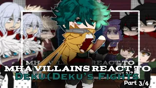 Mha Villains react to Deku |Manga Spoilers| Part 3/4 |