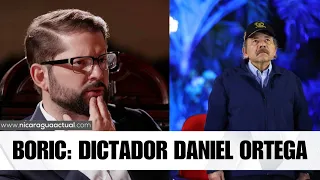 Boric llama a Ortega “dictador” tras insultos a la institución de carabineros de Chile