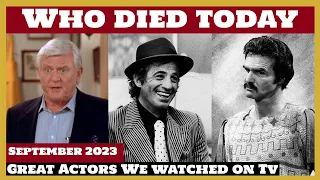 6 Famous Celebrities who died today 6th September - remembering big stars - 2023