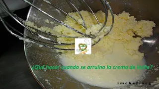 Cómo hacer mantequilla casera o Qué hacer cuando se corta la crema de leche