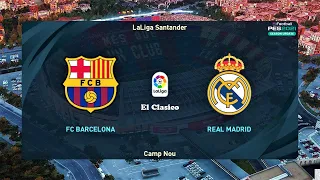 EL CLASICO | BARCELONA vs REAL MADRID | PES 2021 Gameplay PC