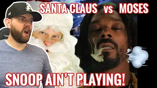 [Industry Ghostwriter] Reacts to: Moses vs Santa Claus. Epic Rap Battles of History- SNOOP KILLED IT