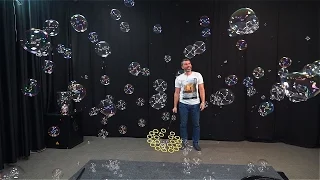 Реквизит для шоу мыльных пузырей. Ракетка «MegaBubbleMan2»