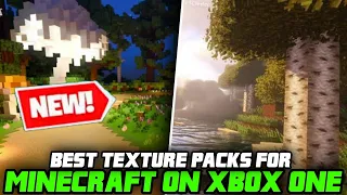 7 BEST TEXTURE PACKS FOR MINECRAFT ON XBOX ONE!! (1080P HD)