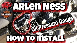 ARLEN NESS OIL PRESSURE GAUGE INSTALL VIDEO