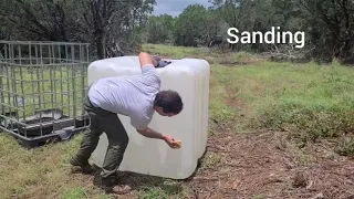 Building a Wildlife water Guzzler.