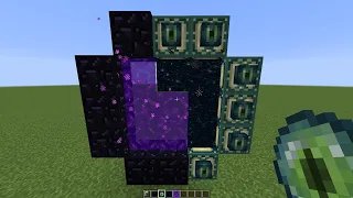 what if you create a MIX PORTAL in MINECRAFT