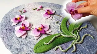 Unreal 3D TEXTURE!! Unique Orchid Art YOU Can Try! | AB Creative Tutorial