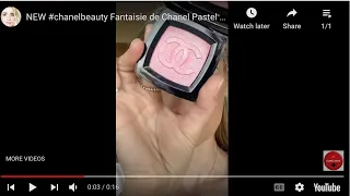 Chanel beauty Fantaisie de Chanel Pastel Fuschia FIRST Impressions #shorts