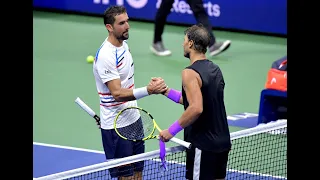 Marin Cilic vs Rafael Nadal | US Open 2019 R4 Highlights