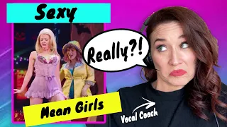 Singing Teacher Reacts Sexy - Mean Girls | WOW! She was...