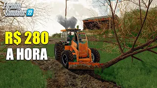 A fazenda abandonada #22 | Derrubando árvores para o vizinho | Farming Simulator 22