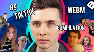 ХЕСУС СМОТРИТ ЛУЧШИЕ МЕМЫ ТИКТОК С 89 СКВАДОМ // TIKTOK WEBM COMPILATION 112 | РЕАКЦИЯ