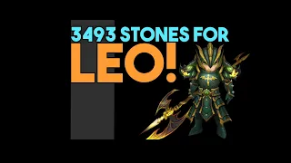 3493 Summoning Stones for LEO! Can we get lucky in SUMMONERS WAR?!