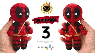 Crochet Amigurumi Deadpool | Part 3