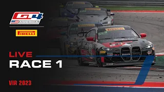 LIVE | Race 1 | Virginia | Pirelli GT4 America 2023