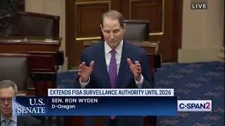 Wyden Urges Senate to Reject Expansion of FISA 702 Surveillance