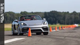 Porsche 718 Spyder – The Fastest Slalom