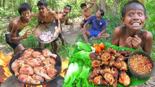 Primitive Technology- Yummy Chiken Thing Cocking InJugle - Kmeng Prey