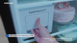 Samsung :  Curd Maestro™ Refrigerator | How to make curd in samsung refrigerator