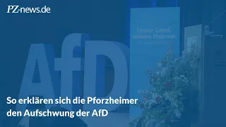 So erklären sich die Pforzheimer den Aufschwung der AfD