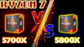 🔥Ryzen 7 5700x Vs Ryzen 7 5800x - Similar AMD Processors