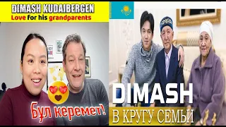 Adorable 😍 | Dimash's love for his grandparents |Dutch couple REACTION