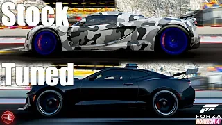 Forza Horizon 4: Stock vs Tuned! Hennessey Venom GT vs Camaro ZL1