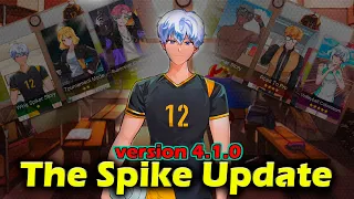 The Spike Update version 4.1.0. Visual update. Volleyball 3x3