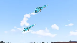 Russian SU-57 fighter jet destroyed by Ukrainian anti-aircraft - ARMA 3