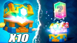 ОТКРЫТИЕ 10 КЛАНОВЫХ СУНДУКОВ | ВЫПАЛА ЛЕГЕНДА | CLASH ROYALE