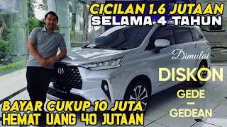 MOBIL CICILAN 1 JUTAAN HEMAT UANG 40 JUTA PROMO TOYOTA VELOZ 2023 MURAH