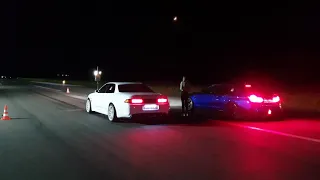 Toyota Mark 2 1jz vs BMW M5 Competition F90 stage1