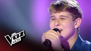 Javier: "El Beso" – Audiciones a Ciegas  - La Voz Kids 2018