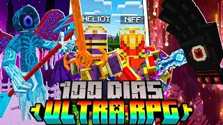 SOBREVIVI 100 DIAS NO ULTRA RPG DO MINECRAFT