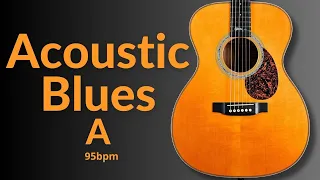 Acoustic Blues Guitar Backing Track in A Major