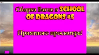 Сборка Багов в School of Dragons #5