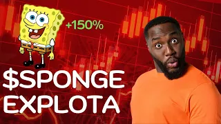 $SPONGE Meme Coin EXPLOTA 150% en 24 horas - ¿SIGUIENTE PEPE COIN? #shibainu #pepecoin #spongebob