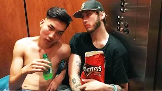 24 HOURS IN AN ELEVATOR w/ RiceGum