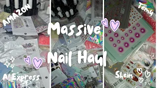 EPIC Affordable Nail Haul 🌟TEMU🌟AMAZON🌟SHEIN🌟AliExpress🌟| Nothing Over $3.50 |#TEMU #nailhaul #epic